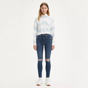 Levis Levi’s Mile High Super Skinny Distressed Medium Wash Blue Size 26